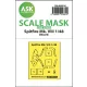 Art Scale Kit Spitfire Mk.VIII one-sided express fit mask for Eduard - pontos illeszkedésű egyoldalas kabinmaszk