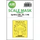 Art Scale Kit Spitfire Mk.IXc one-sided express fit mask for Eduard - pontos illeszkedésű egyoldalas kabinmaszk