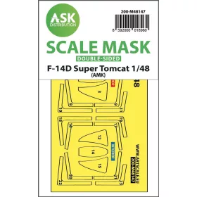   Art Scale Kit F-14D Super Tomcat double-sided express fit mask for AMK - pontos illeszkedésű kétoldalas kabinmaszk