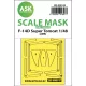 Art Scale Kit F-14D Super Tomcat one-sided express fit mask for AMK - pontos illeszkedésű egyoldalas kabinmaszk