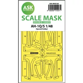   Art Scale Kit AH-1Q/S Cobra  double-sided fit express mask for Special Hobby - pontos illeszkedésű kétoldalas kabinmaszk