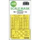 Art Scale Kit TBD-1 Devastator one-sided fit express mask for Great Wall Hobby - pontos illeszkedésű egyoldalas kabinmaszk
