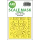Art Scale Kit Aero C-3A one-sided express fit  mask for Special Hobby - pontos illeszkedésű egyoldalas kabinmaszk