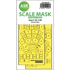  Art Scale Kit Aero C-3A double-sided express fit mask for Special Hobby - pontos illeszkedésű kétoldalas kabinmaszk