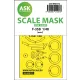 Art Scale Kit F-35B one-sided express fit mask for Italeri - pontos illeszkedésű egyoldalas kabinmaszk
