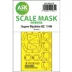 Art Scale Kit Super Mystére B2 one-sided express fit mask for Special Hobby - pontos illeszkedésű egyoldalas kabinmaszk