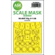 Art Scale Kit Mil Mi-8MT one-sided express fit mask for Trumpeter - pontos illeszkedésű egyoldalas kabinmaszk