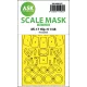 Art Scale Kit Mil Mi-17 Hip-H one-sided express fit mask for Trumpeter - pontos illeszkedésű egyoldalas kabinmaszk