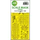 Art Scale Kit Ki-21-Ia Sally one-sided express fit mask for ICM - pontos illeszkedésű egyoldalas kabinmaszk