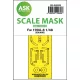 Art Scale Kit Fw 190A-8 one-sided express fit mask for Eduard - pontos illeszkedésű egyoldalas kabinmaszk