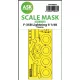 Art Scale Kit F-35B Lightning II one-sided express fit mask for Tamiya - pontos illeszkedésű egyoldalas kabinmaszk