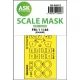 Art Scale Kit FM-1 one-sided express fit mask for Eduard - pontos illeszkedésű egyoldalas kabinmaszk