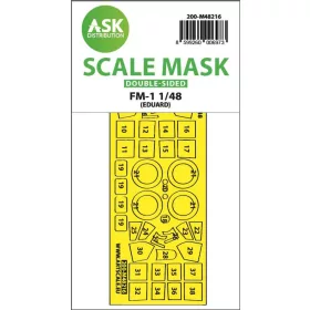   Art Scale Kit FM-1 double-sided express fit mask for Eduard - pontos illeszkedésű kétoldalas kabinmaszk