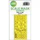 Art Scale Kit FM-1 double-sided express fit mask for Eduard - pontos illeszkedésű kétoldalas kabinmaszk