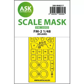   Art Scale Kit FM-2 one-sided express fit mask for Eduard - pontos illeszkedésű egyoldalas kabinmaszk