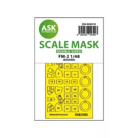   Art Scale Kit FM-2 double-sided express fit mask for Eduard - pontos illeszkedésű kétoldalas kabinmaszk
