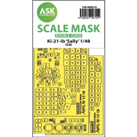   Art Scale Kit Ki-21-Ib Sally double-sided express fit mask for ICM - pontos illeszkedésű kétoldalas kabinmaszk