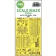 Art Scale Kit Ki-21-Ib Sally one-sided express fit mask for ICM - pontos illeszkedésű egyoldalas kabinmaszk