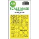 Art Scale Kit Ju 88C-6 one-sided express fit mask for ICM - pontos illeszkedésű egyoldalas kabinmaszk