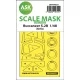 Art Scale Kit Buccaneer S.2B one-sided express fit mask for Airfix - pontos illeszkedésű egyoldalas kabinmaszk