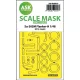 Art Scale Kit Su-30SM Flanker-H one-sided express fit mask for Kitty Hawk - pontos illeszkedésű egyoldalas kabinmaszk