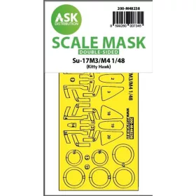  Art Scale Kit Su-17M3/M4  double-sided express fit mask for Kitty Hawk - pontos illeszkedésű kétoldalas kabinmaszk