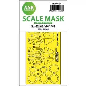   Art Scale Kit Su-35  Flanker-E one-sided express fit mask for Kitty Hawk - pontos illeszkedésű egyoldalas kabinmaszk