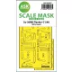 Art Scale Kit Su-30MK Flanker-C double-sided express fit mask for Kitty Hawk - pontos illeszkedésű kétoldalas kabinmaszk