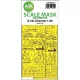 Art Scale Kit B-24J Liberator double-sided express fit mask for Hobby Boss - pontos illeszkedésű kétoldalas kabinmaszk