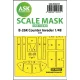 Art Scale Kit B-26K Counter Invader one-sided express fit mask for ICM - pontos illeszkedésű egyoldalas kabinmaszk