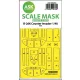 Art Scale Kit B-26K Counter Invader double-sided express fit mask for ICM - pontos illeszkedésű kétoldalas kabinmaszk