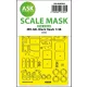 Art Scale Kit MH-60L Black Hawk one-sided express fit mask for ICM - pontos illeszkedésű egyoldalas kabinmaszk