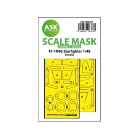   Art Scale Kit TF-104G Starfighter double-sided express fit mask for Kinetic - pontos illeszkedésű kétoldalas kabinmaszk