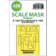 Art Scale Kit A-10A Thunderbolt II one-sided express fit mask for Great Wall Hobby - pontos illeszkedésű egyoldalas kabinmaszk