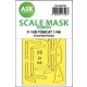 Art Scale Kit F-14D Tomcat one-sided express fit mask for Great Wall Hobby - pontos illeszkedésű egyoldalas kabinmaszk