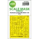 Art Scale Kit Lysander Mk.I / Mk.III one-sided express fit mask for Airfix - pontos illeszkedésű egyoldalas kabinmaszk