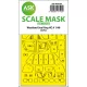 Art Scale Kit Westland Sea King HC.4 one-sided express fit mask for Airfix - pontos illeszkedésű egyoldalas kabinmaszk