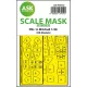 Art Scale Kit PBJ-1J Mitchell one-sided express fit mask for HK Models - pontos illeszkedésű egyoldalas kabinmaszk
