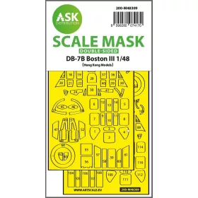   Art Scale Kit DB-7B Boston III double-sided express fit mask for HK Models - pontos illeszkedésű kétoldalas kabinmaszk
