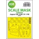 Art Scale Kit Jaguar GR.1/GR.1A one-sided express fit mask for Airfix - pontos illeszkedésű egyoldalas kabinmaszk