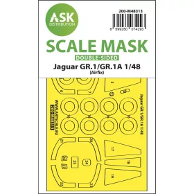   Art Scale Kit Jaguar GR.1/GR.1A double-sided express fit mask for Airfix - pontos illeszkedésű kétoldalas kabinmaszk