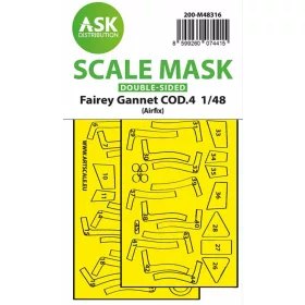  Art Scale Kit Fairey Gannet COD.4 – pontos illeszkedésű, öntapadó kétoldalas kabinmaszk