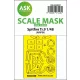 Art Scale Kit Spitfire Tr.9 one-sided express fit mask for Airfix - pontos illeszkedésű egyoldalas kabinmaszk