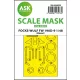 Art Scale Kit Fw 190D one-sided express fit mask for Miniart - pontos illeszkedésű egyoldalas kabinmaszk