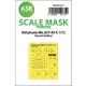 Art Scale Kit Kittyhawk Mk.III P-40 K one-sided painting mask for Special Hobby - egyoldalas kabinmaszk