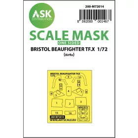   Art Scale Kit Bristol Beaufighter TF.X one-sided painting mask for Airfix - egyoldalas kabinmaszk