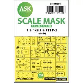   Art Scale Kit Heinkel He 111P-2 double-sided for Airfix - kétoldalas kabinmaszk