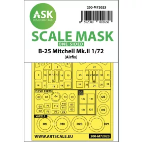   Art Scale Kit B-25 Mitchell Mk.II one-sided for Airfix - egyoldalas kabinmaszk