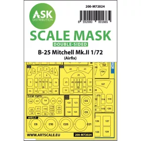   Art Scale Kit B-25 Mitchell Mk.II double-sided for Airfix - kétoldalas kabinmaszk