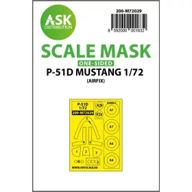   Art Scale Kit P-51D Mustang one-sided painting mask for Airfix - egyoldalas kabinmaszk